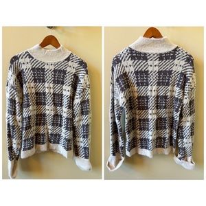 Super soft plaid sweater